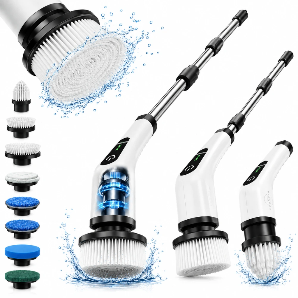 Cordless Electric Spin Scrubber
